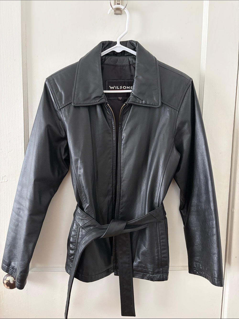 1985 Wilson Black Leather Jacket